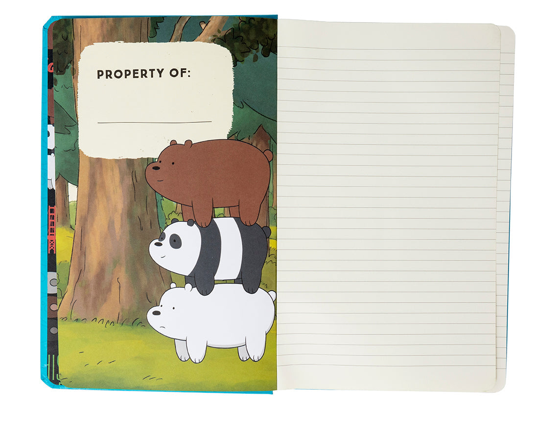 We Bare Bears Hardcover Ruled Journal Hardcover Book