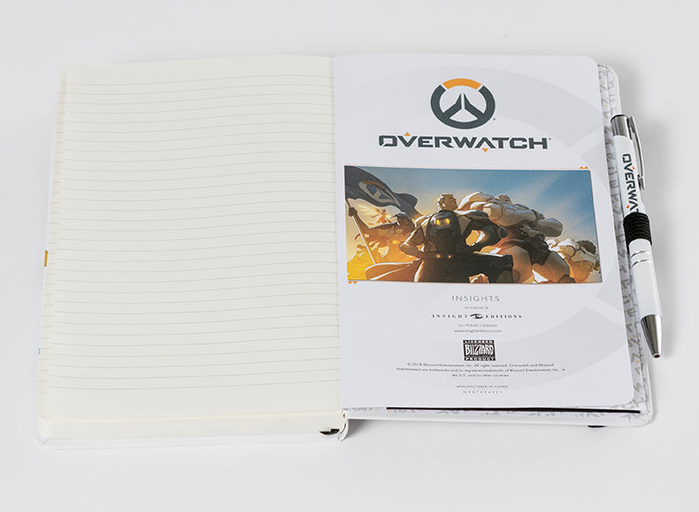 Overwatch: Hardcover Ruled Journal With Pen Hardcover Book