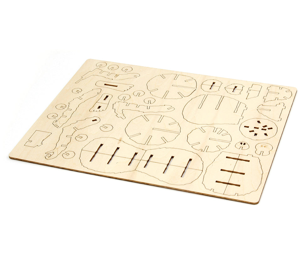 IncrediBuilds: LAIKA: Missing Link 3D Wood Model