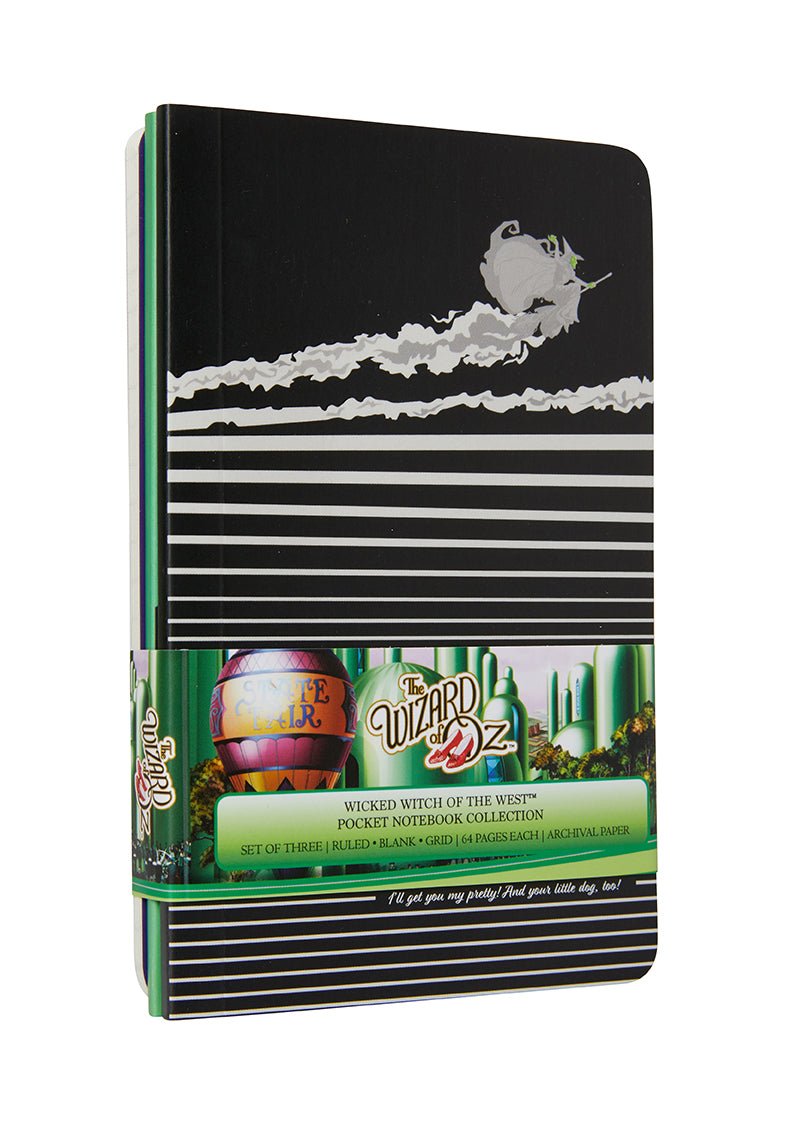 The Wizard of Oz: Wicked Witch of the West Pocket Notebook Collection (Set of 3) Softcover Book