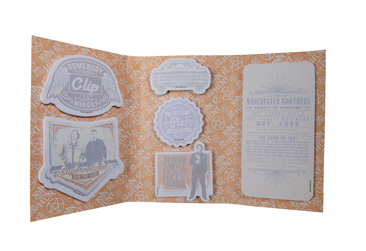 Supernatural Sticky Note Collection Softcover Book