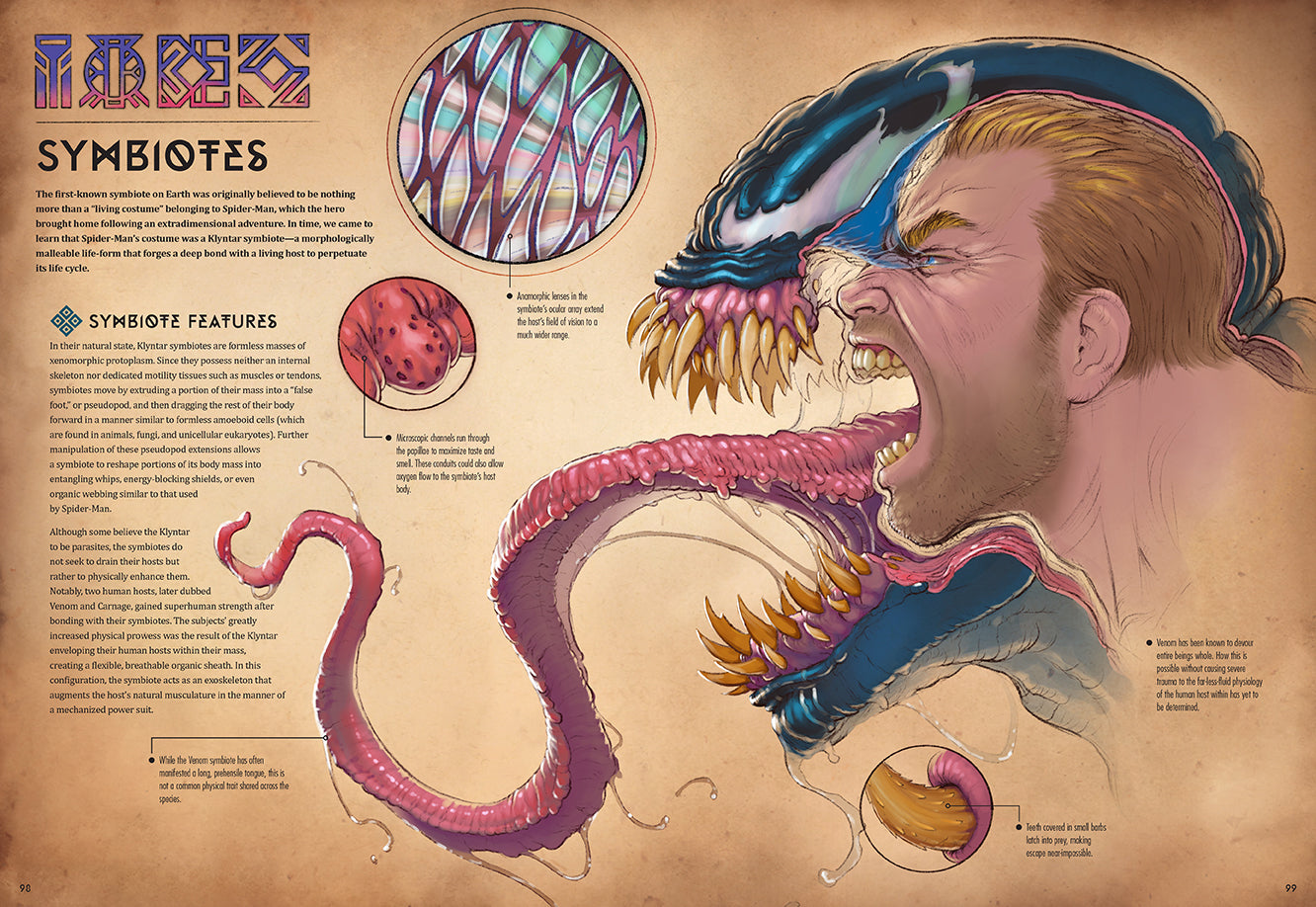 Marvel Anatomy: A Scientific Study of the Superhuman Hardcover Book