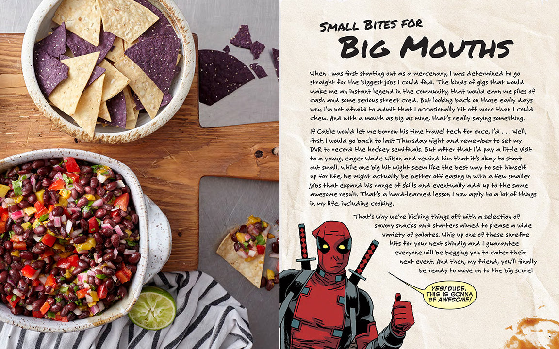 Marvel Comics: Cooking with Deadpool Hardcover Book