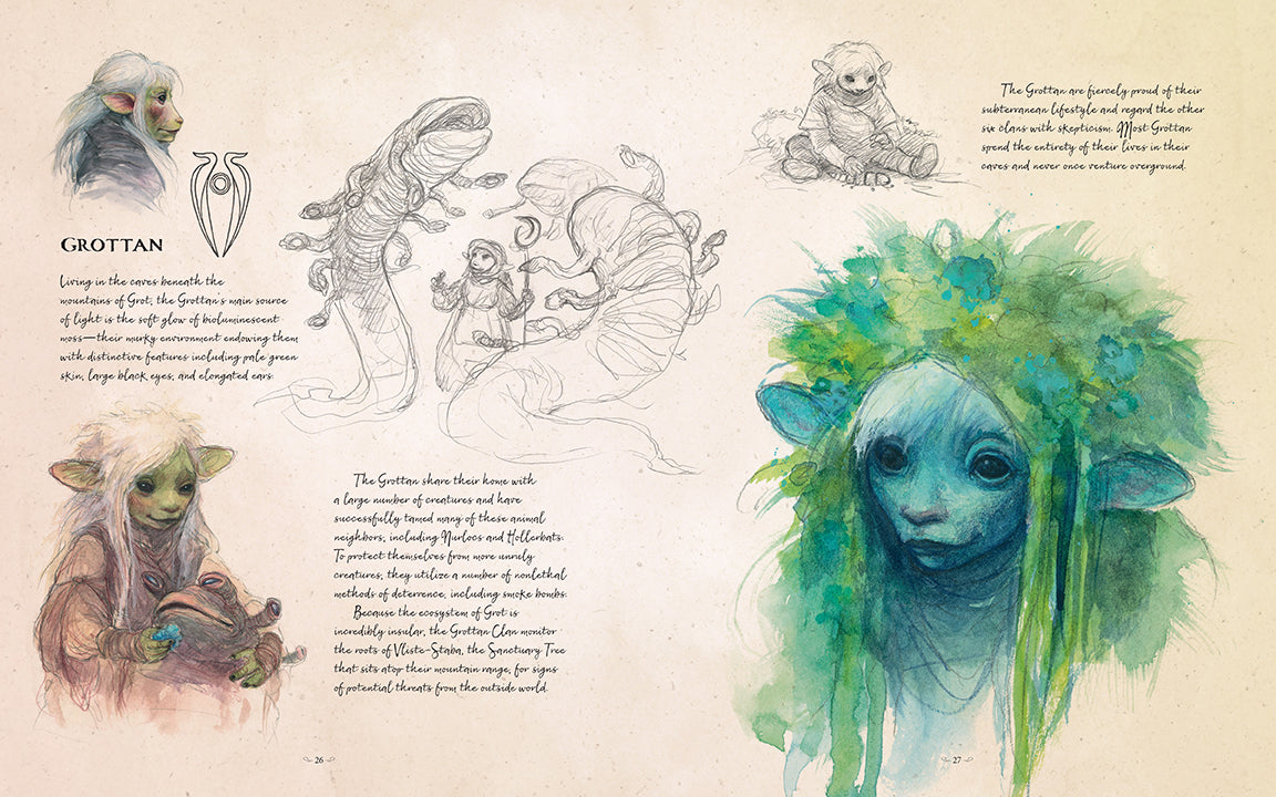The Dark Crystal Bestiary Hardcover Book
