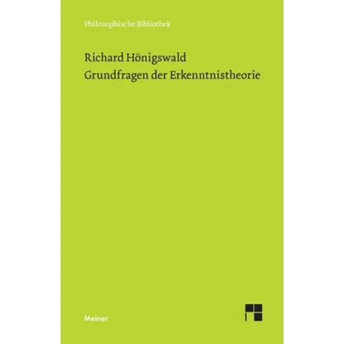 Grundfragen der Erkenntnistheorie