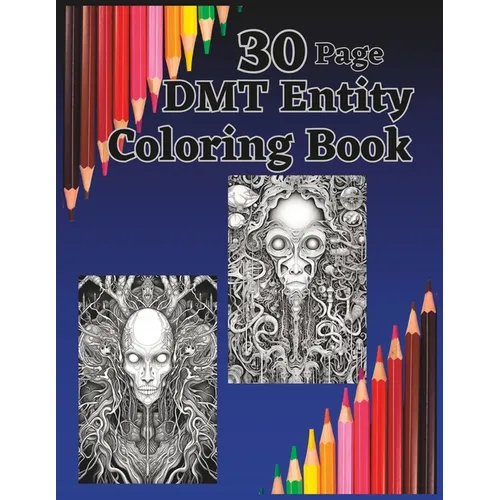 30 Page DMT Entity Coloring Book