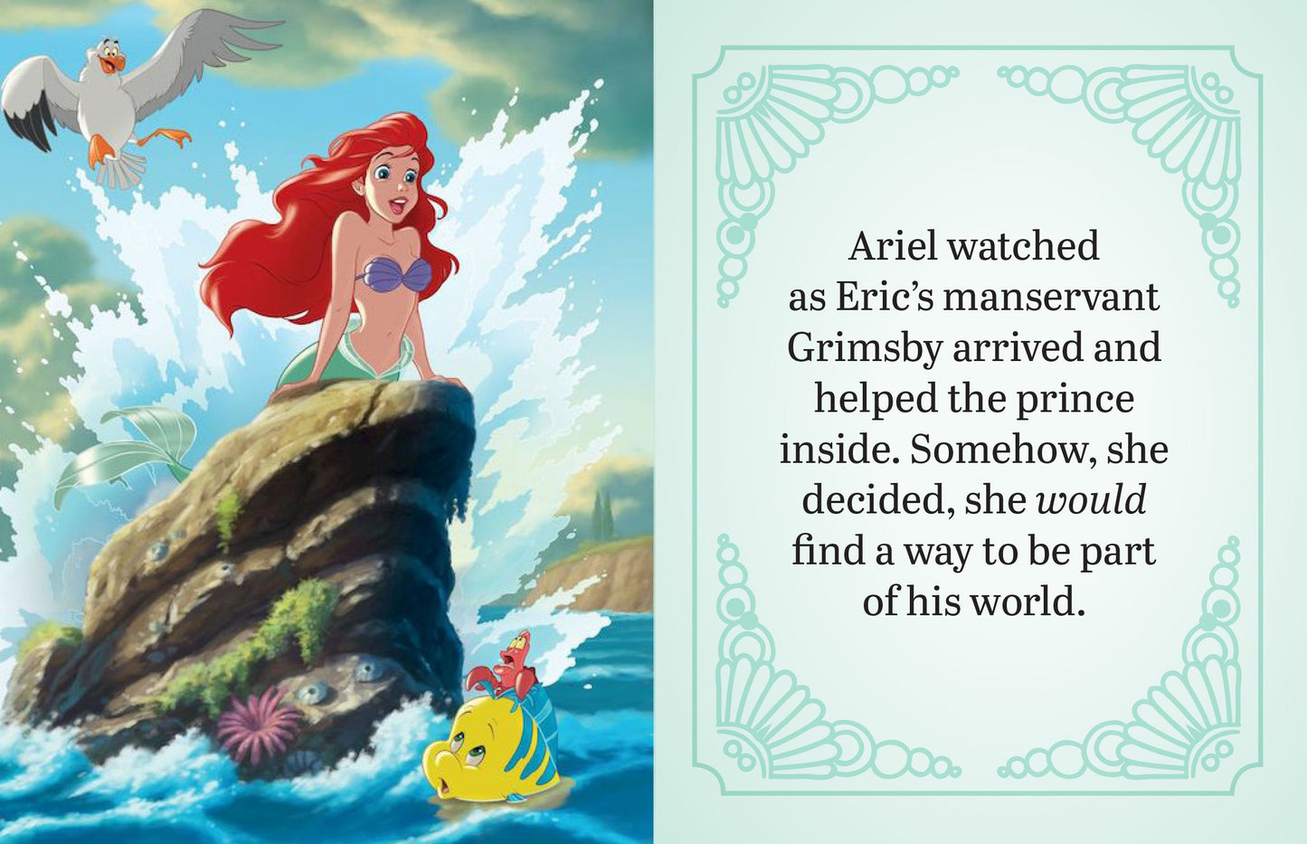 Disney: The Little Mermaid Hardcover Book
