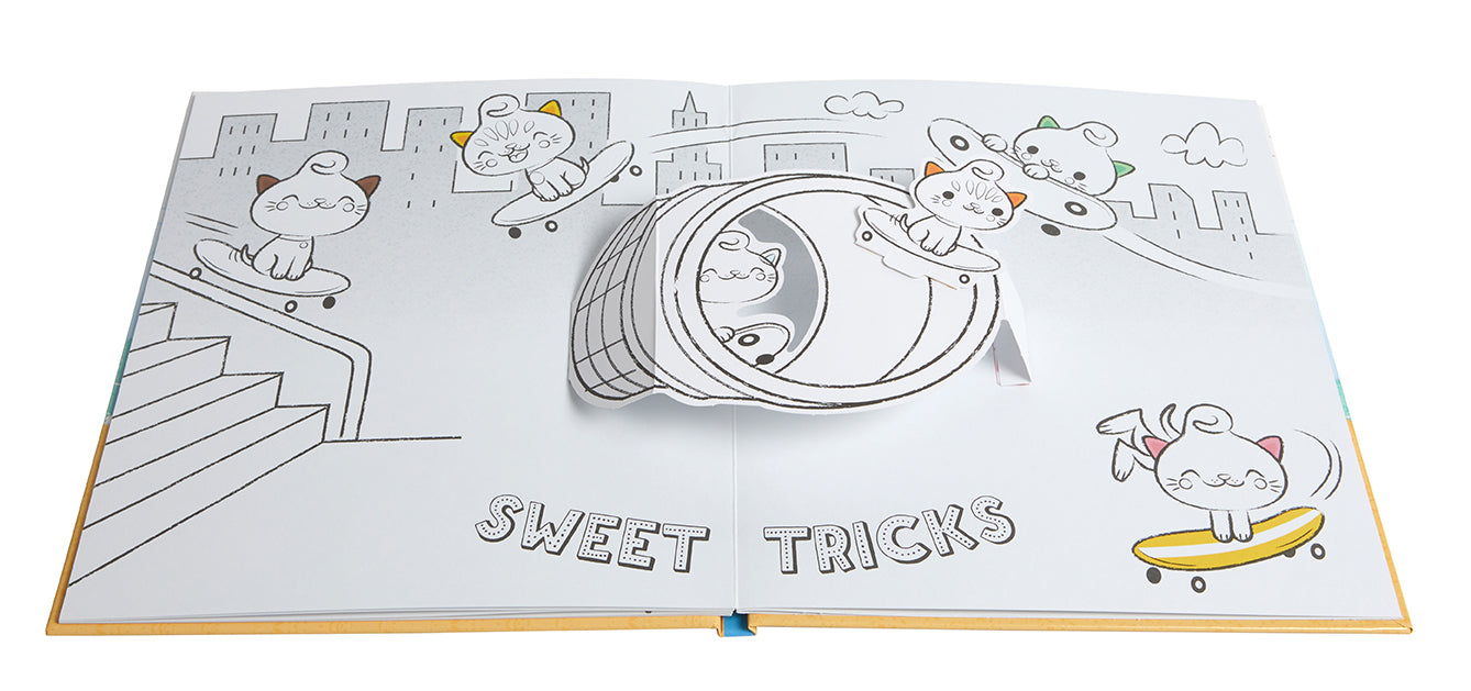Kitty Cones: Make Your Own Pop-Up Book: Sunshine and Sprinkles Hardcover Book