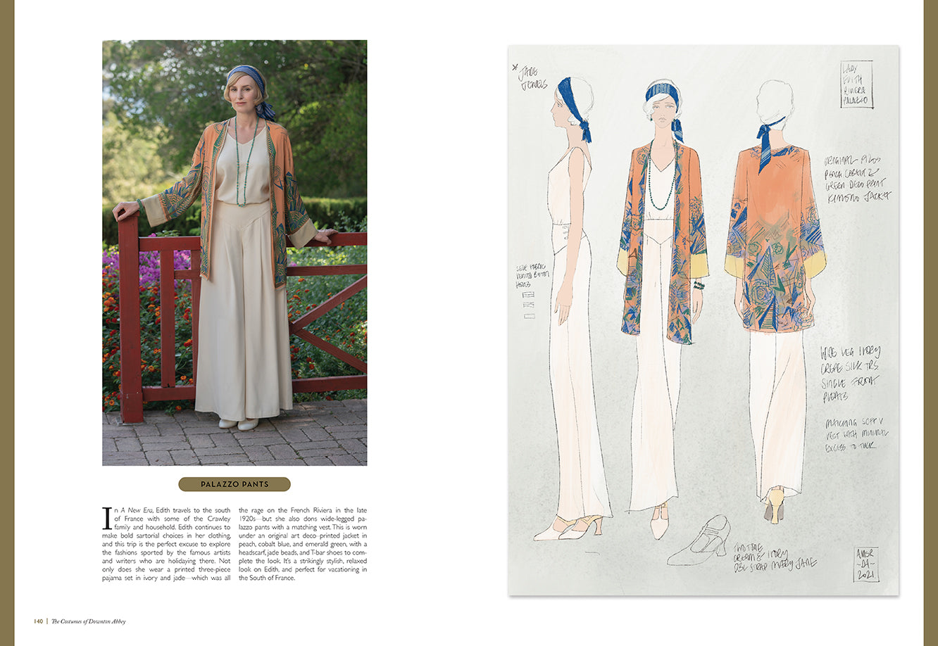The Costumes of Downton Abbey Hardcover Book