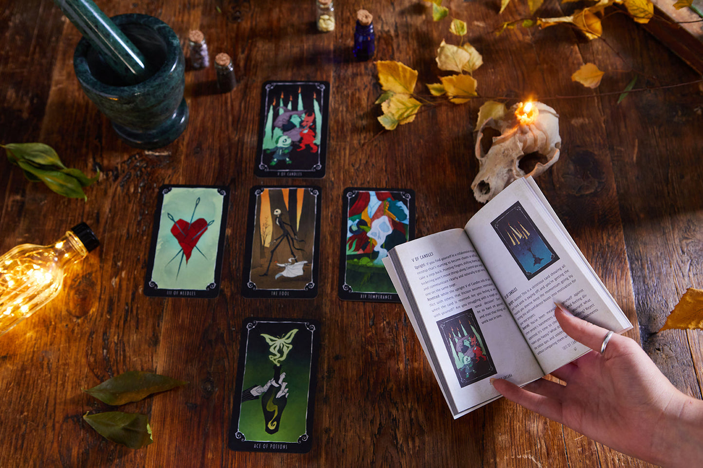 The Nightmare Before Christmas Tarot Deck and GuideHardcover Book