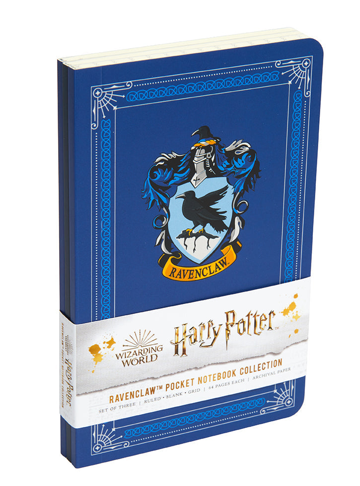 Harry Potter: Ravenclaw Pocket Notebook Collection (Set of 3) Softcover Book