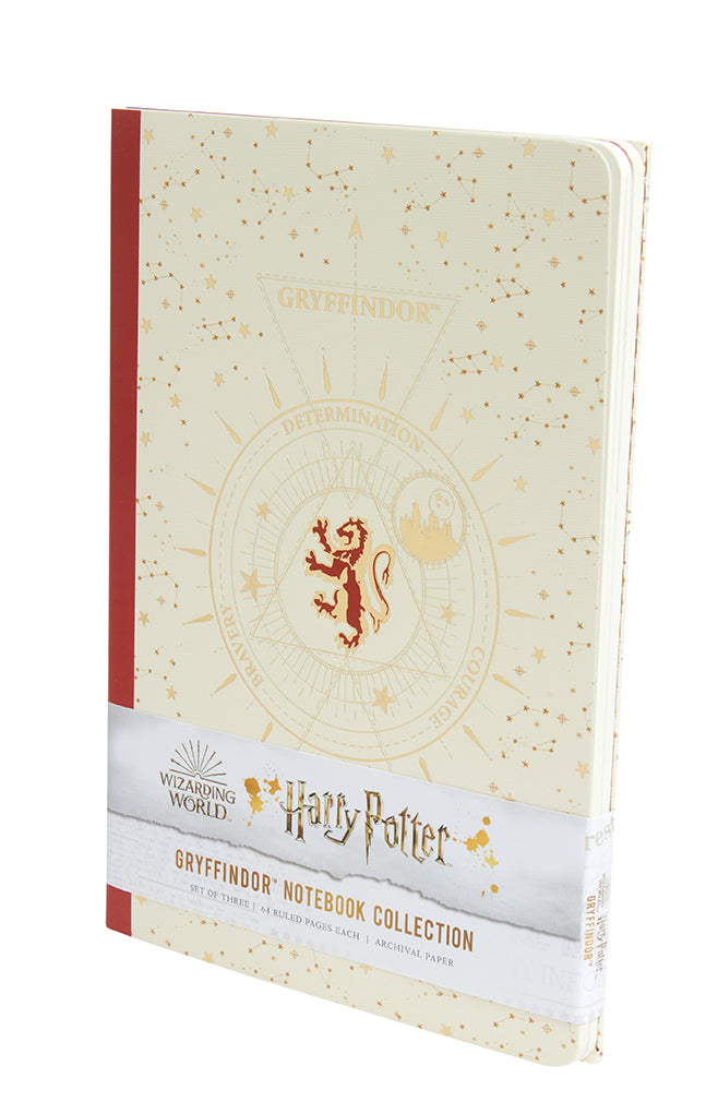 Harry Potter: Gryffindor Constellation Sewn Notebook Collection (Set of 3) Softcover Book