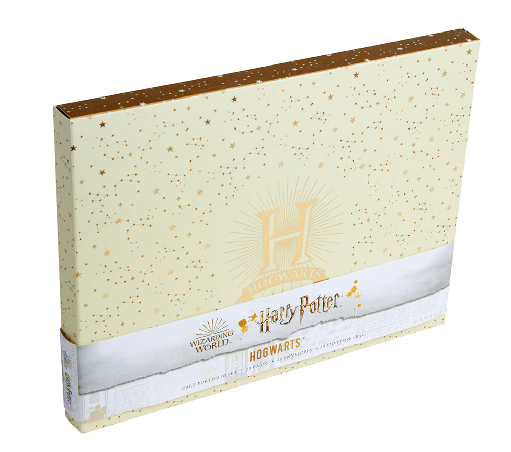 Harry Potter: Hogwarts Constellation Card Portfolio Set (Set of 20 Cards) Softcover Book