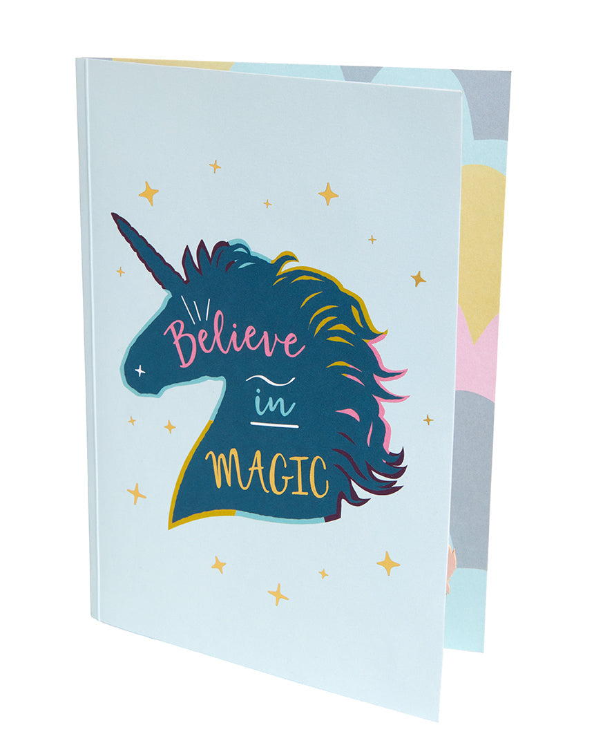 Unicorn Signature Pop-Up Card