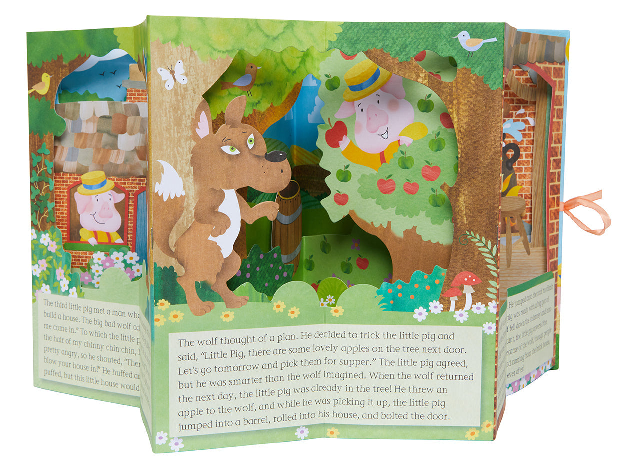 Fairytale Carousel: The Three Little Pigs Hardcover Book