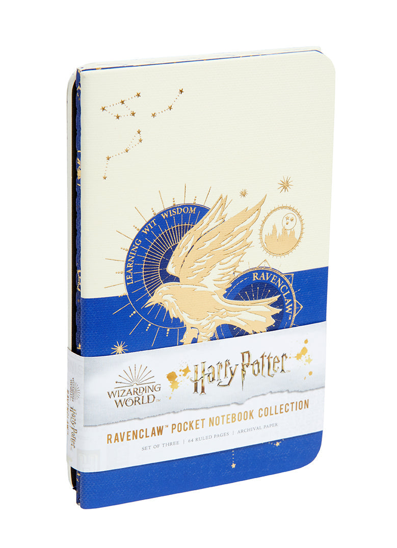Harry Potter: Raveclaw Constellation Sewn Pocket Notebook Collection (Set of 3) Softcover Book