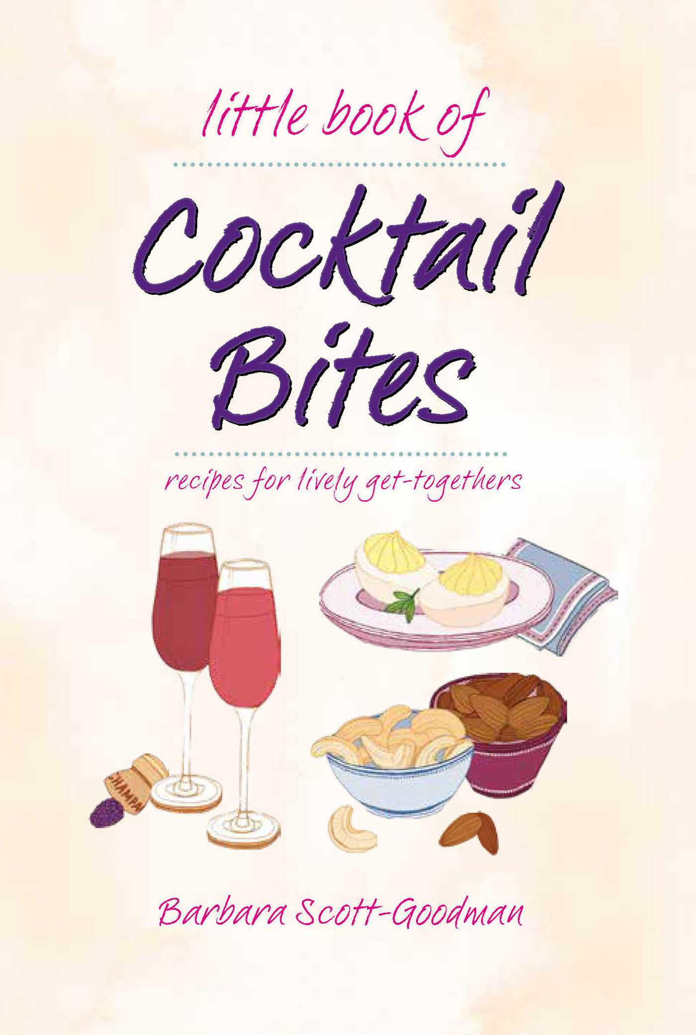 Little Book of Cocktail Bites Hardcover Book