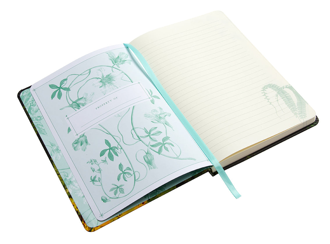 Art of Nature: Botanical Hardcover Ruled Journal Hardcover Book