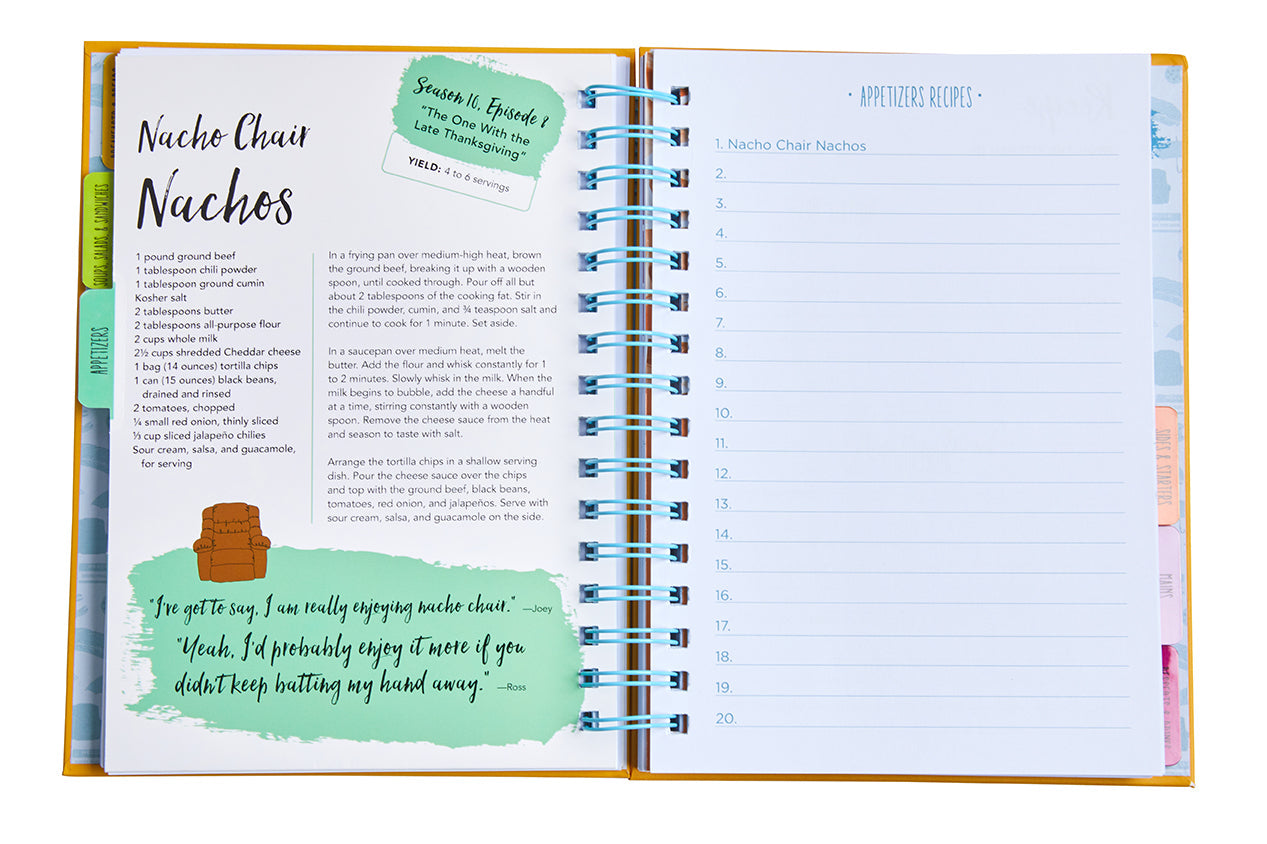 Friends: The Official Recipe Journal Hardcover Book