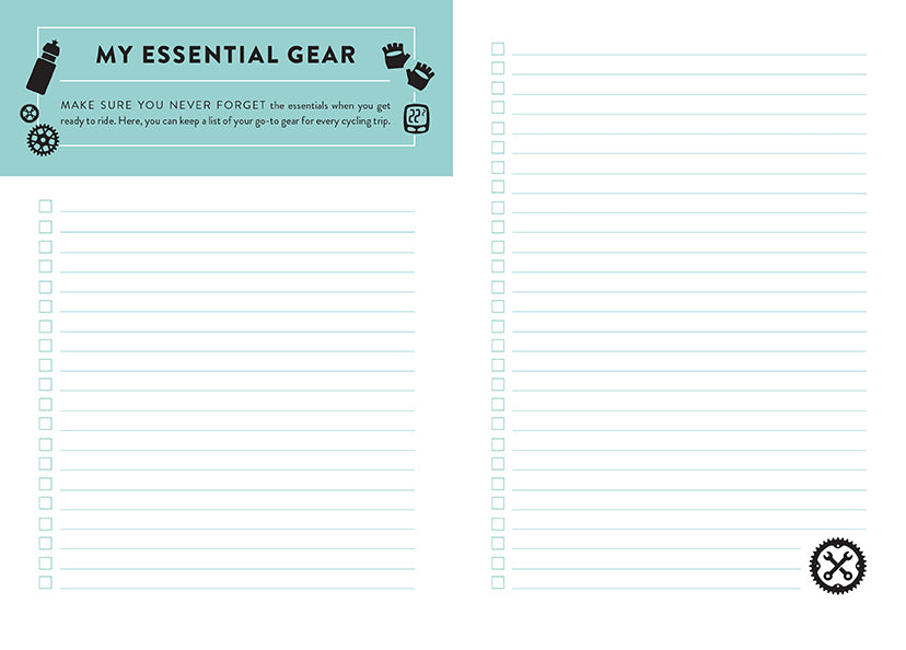 The Cyclist's Journal Flexibound Book