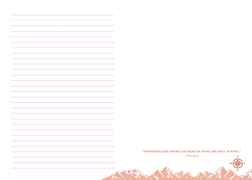 The Hiker's Journal Flexibound Book
