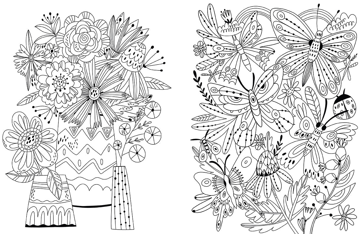Calming Coloring for Kids Softcover Book