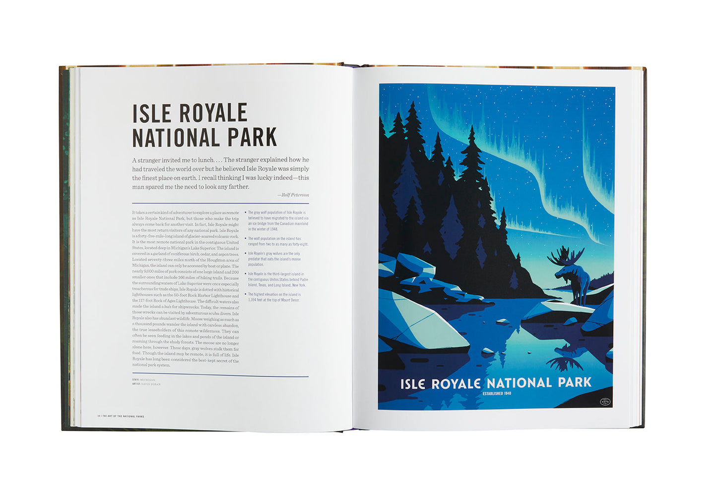 The Art of the National Parks Hardcover Book