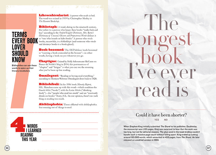Mental Floss: The Curious Reader Journal for Book Lovers Flexibound Book