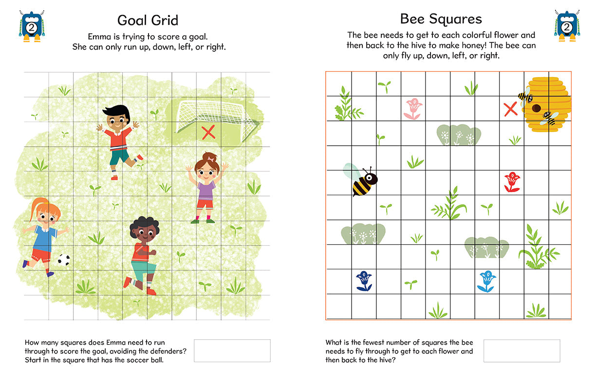Train Your Brain: Math Games Softcover Book
