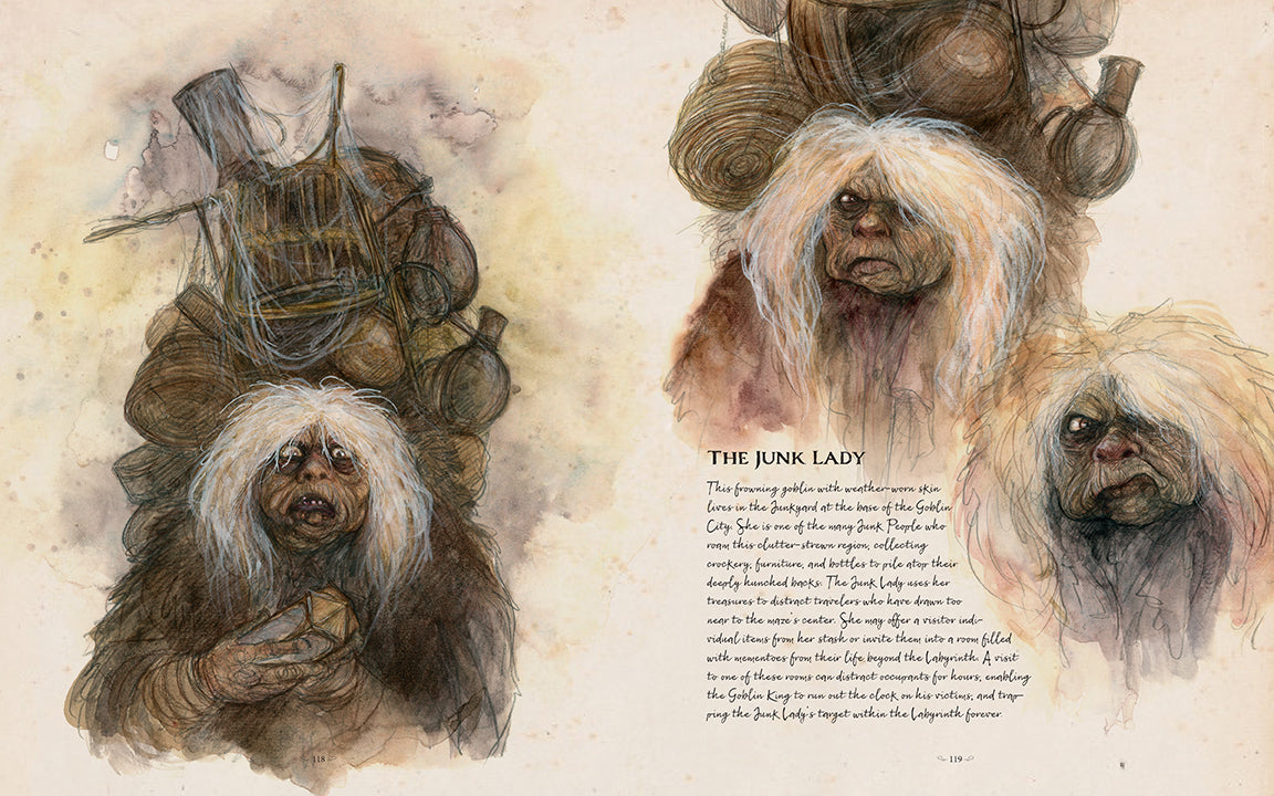 Jim Henson's Labyrinth Bestiary Hardcover Book