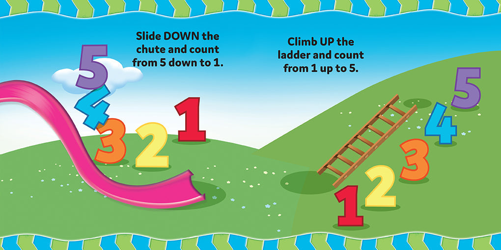 Chutes and Ladders: Counting Up and Down Hardcover Book