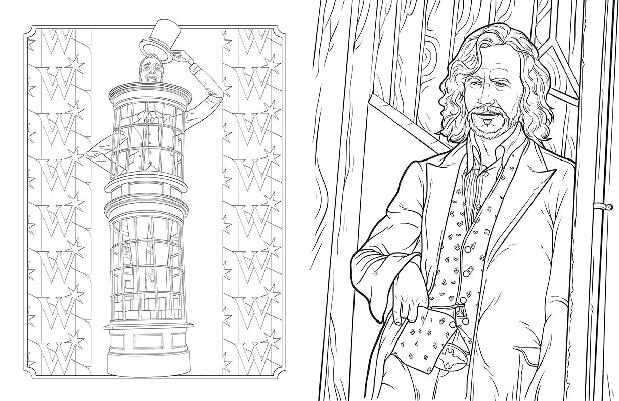 Harry Potter: Gryffindor House Pride: The Official Coloring Book Softcover Book
