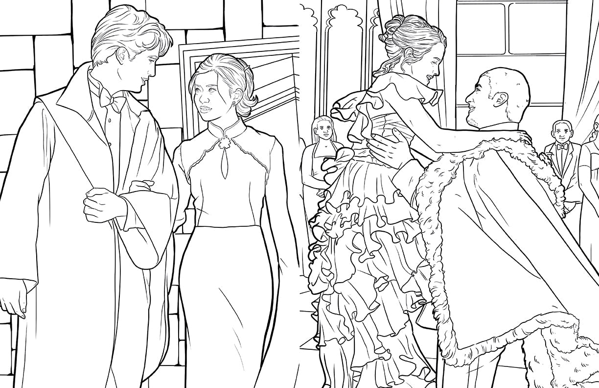 Harry Potter: Hufflepuff House Pride: The Official Coloring Book Softcover Book