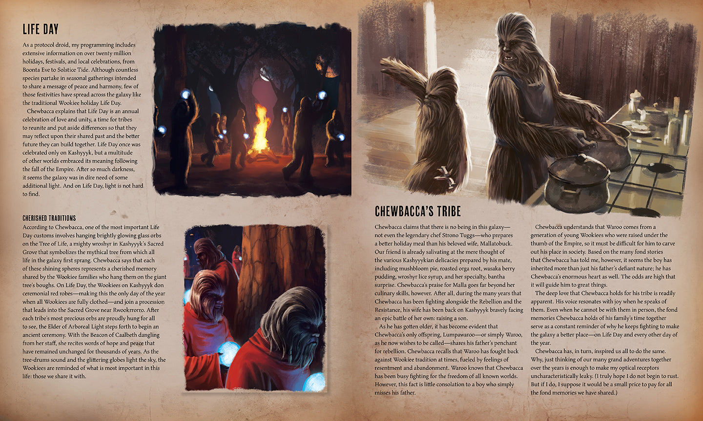 Star Wars: The Secrets of the Wookiees Hardcover Book