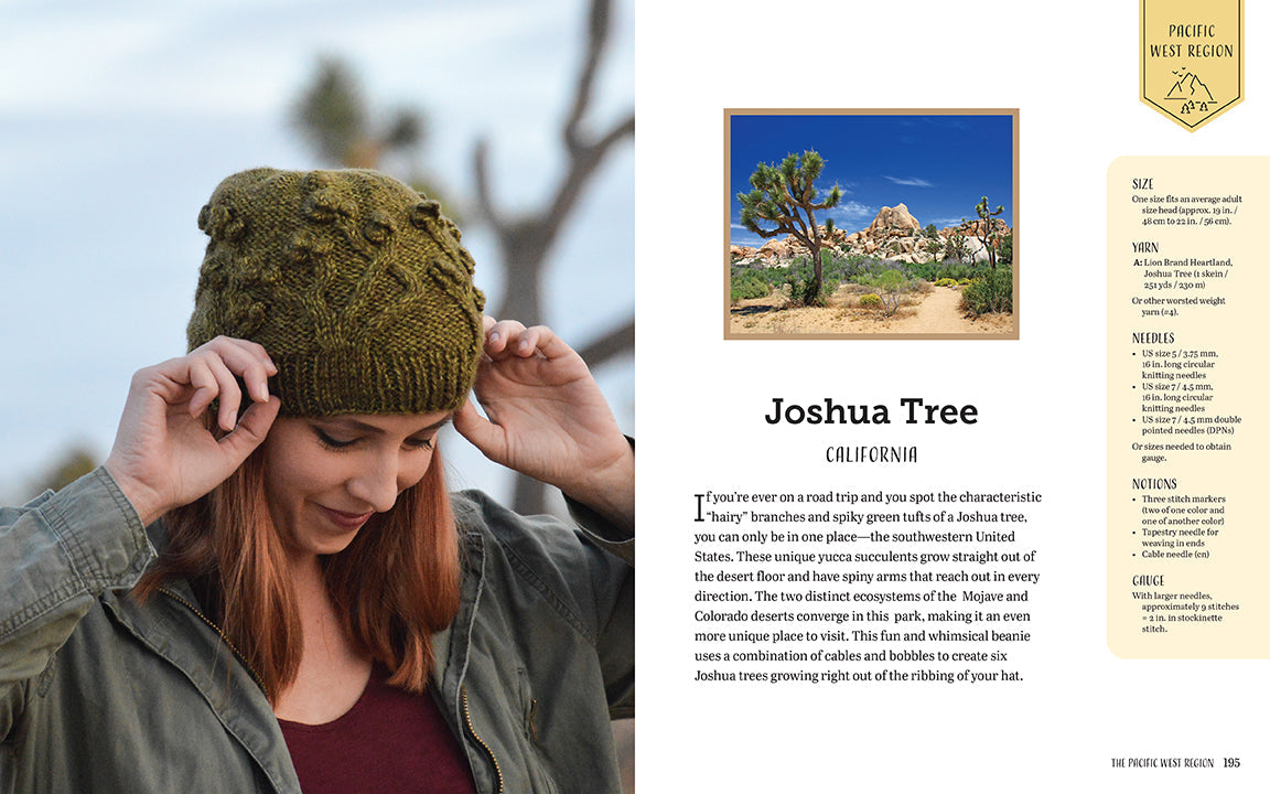 Knitting the National Parks Hardcover Book