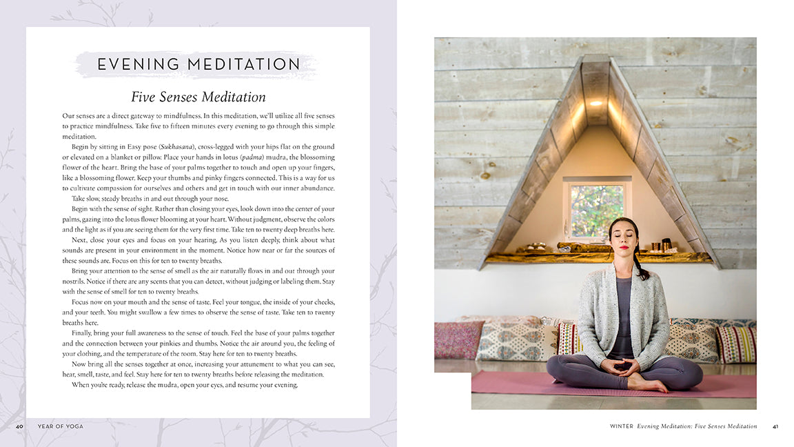 Year of Yoga Hardcover Book