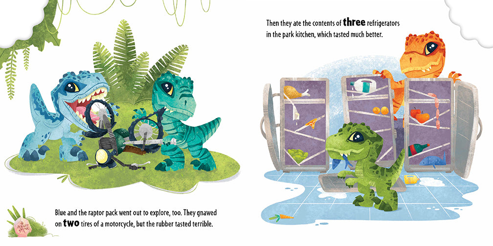 Jurassic World: The Very Hungry Dinosaur Hardcover Book