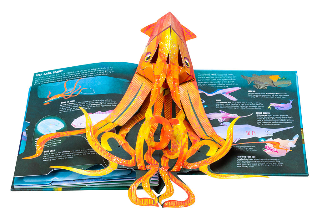 Teeth, Tentacles, and Tail Fins Hardcover Book