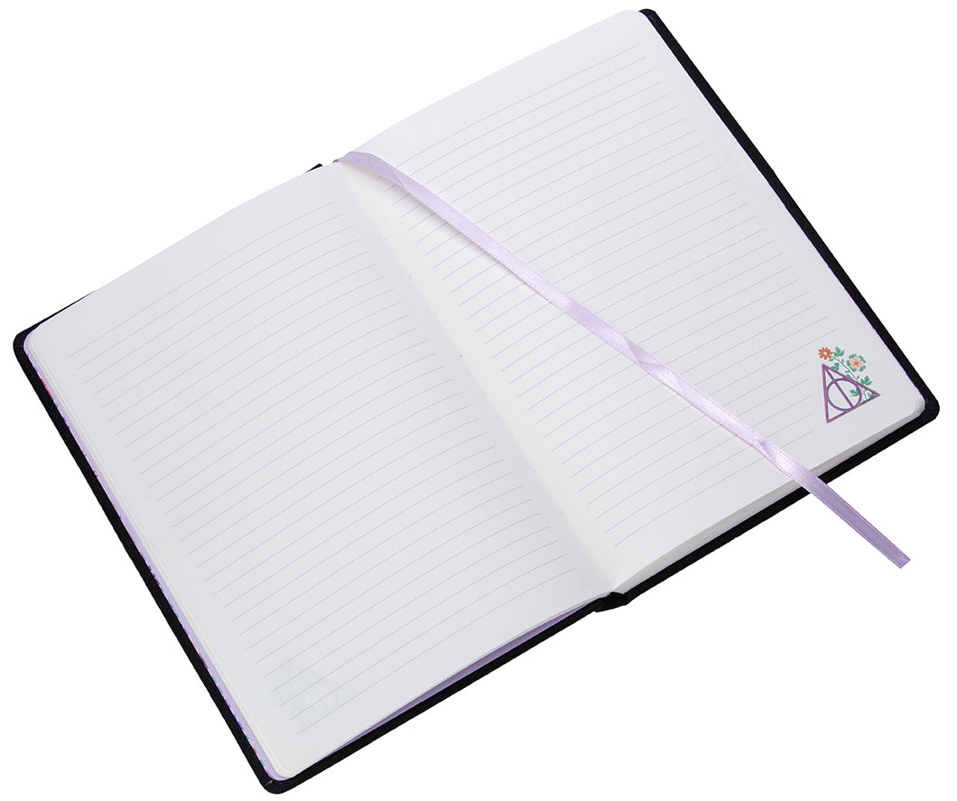 Harry Potter: Deathly Hallows Embroidered Journal Hardcover Book
