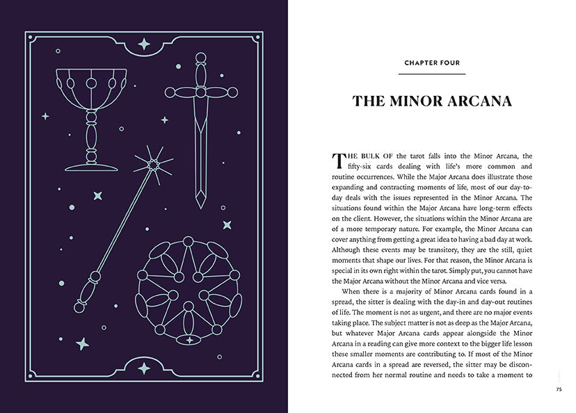 Reading Tarot Hardcover Book