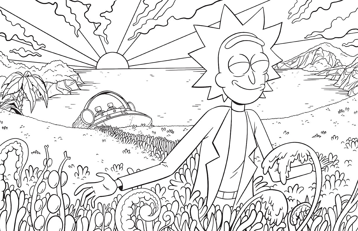 Rick and Morty: Sometimes Science is More Art Than Science Softcover Book