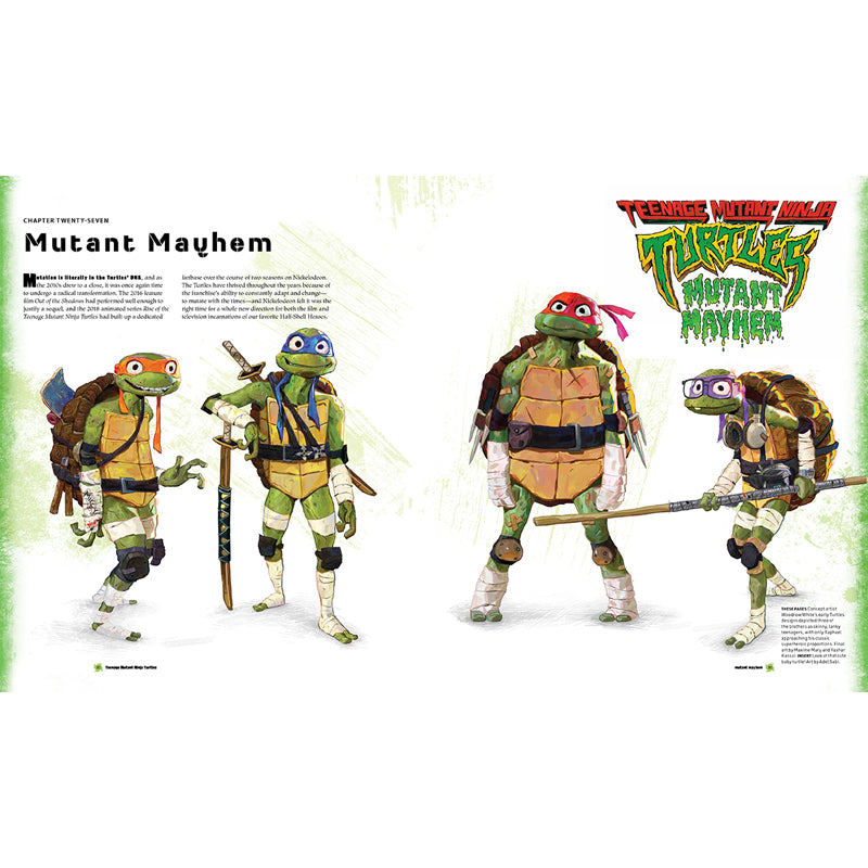 Teenage Mutant Ninja Turtles: The Ultimate Visual History Hardcover Book