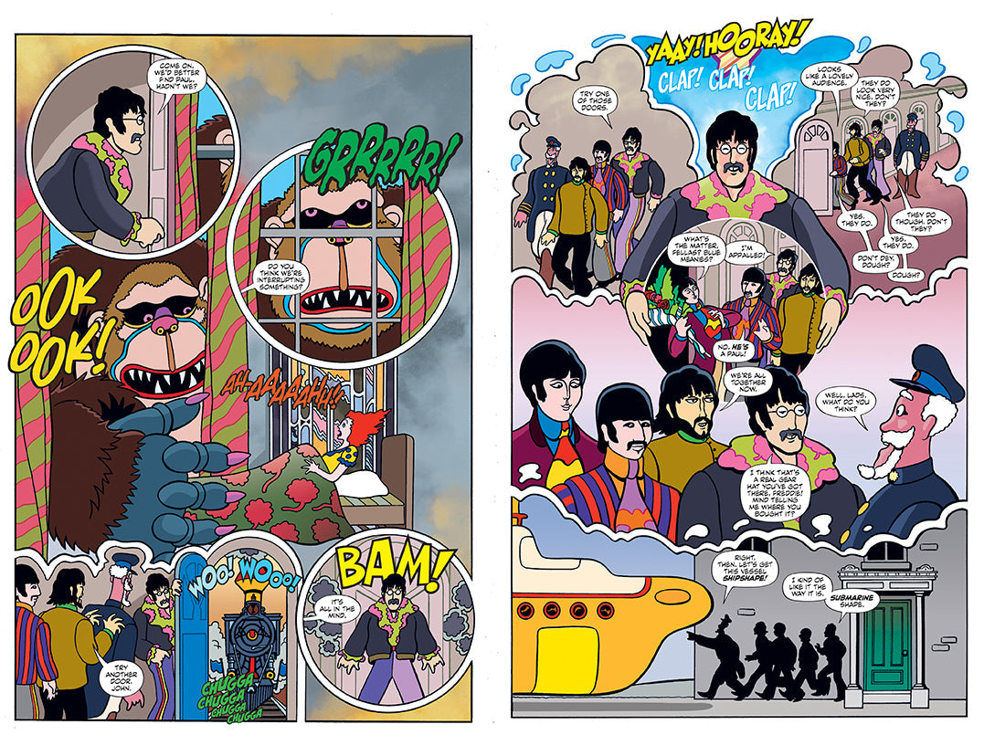 The Beatles Yellow Submarine Hardcover Book