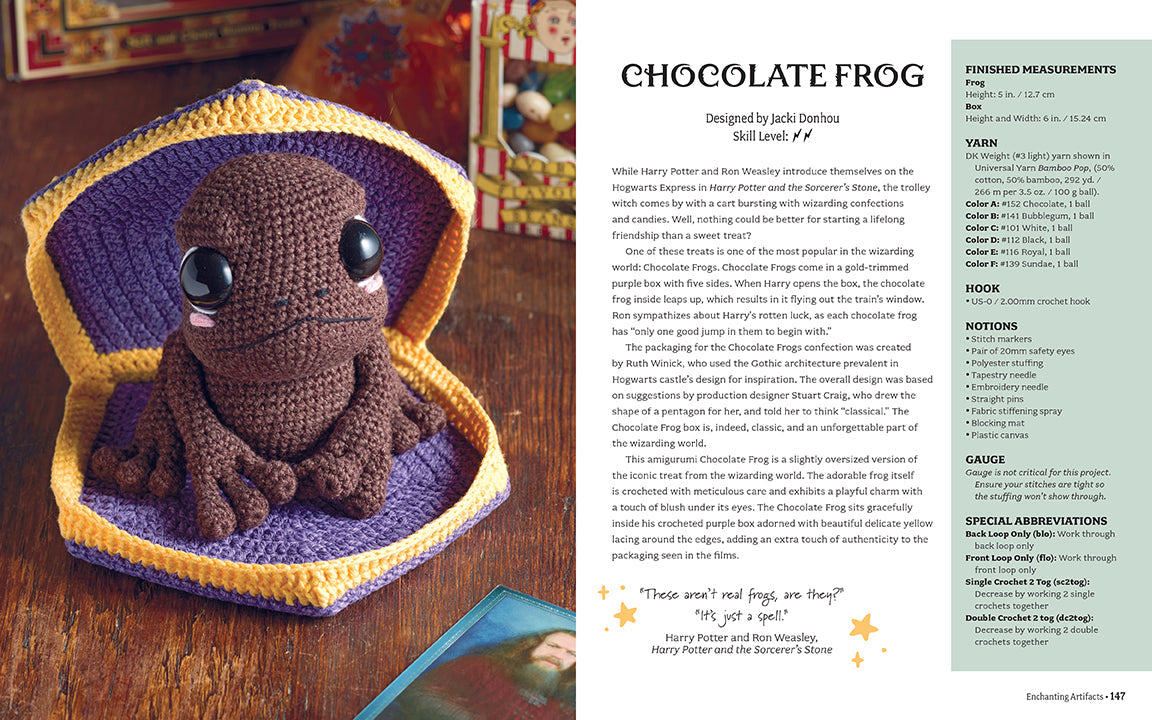 Harry Potter: The Official Book of Crochet Amigurumi Hardcover Book