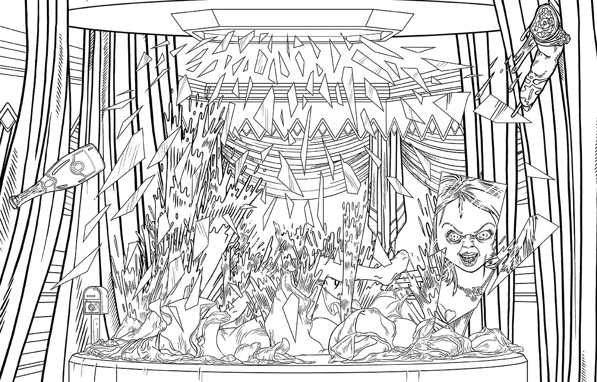Chucky: The Official Coloring Book Softcover Book