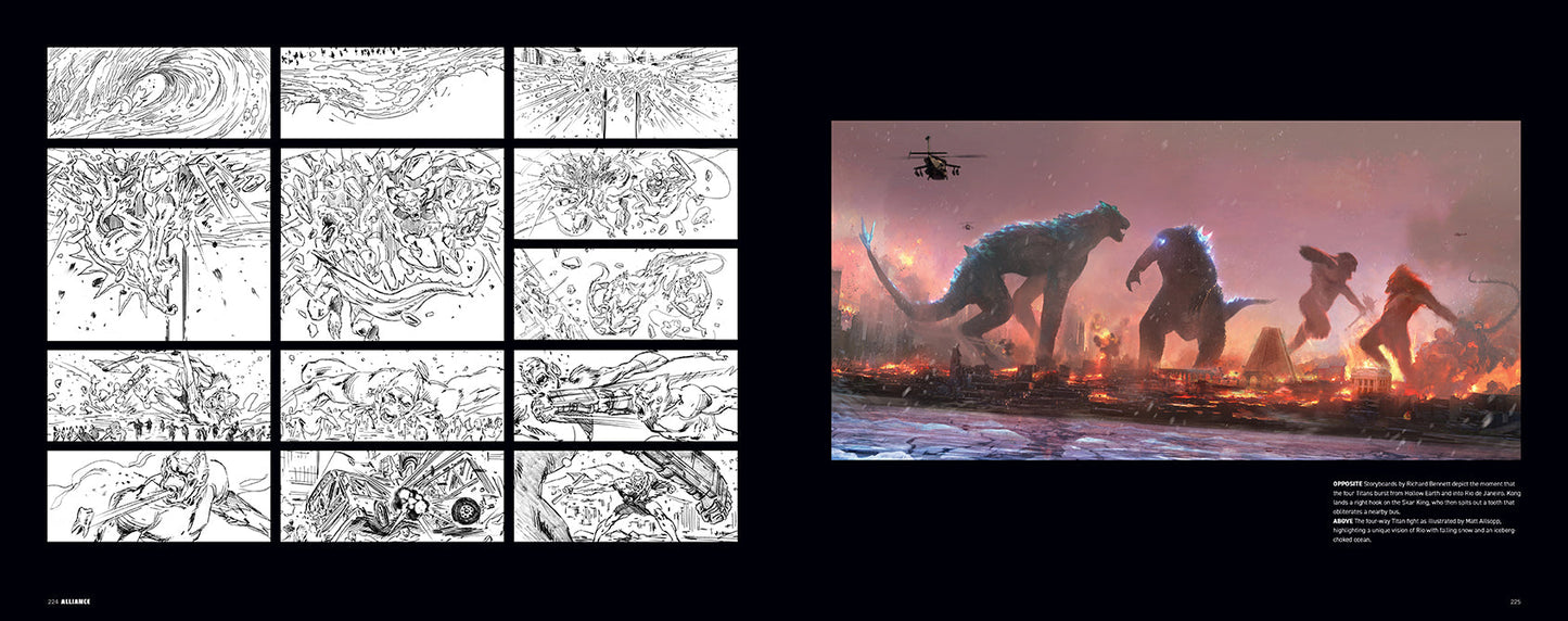 The Art of Godzilla x Kong: The New Empire Hardcover Book