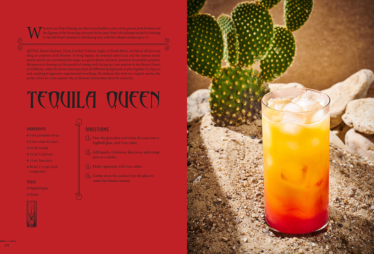 Metal Cocktails Hardcover Book