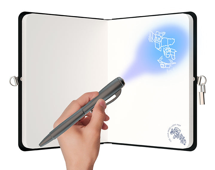 Minecraft: Beware of the Dark Invisible Ink Lock & Key Diary Hardcover Book