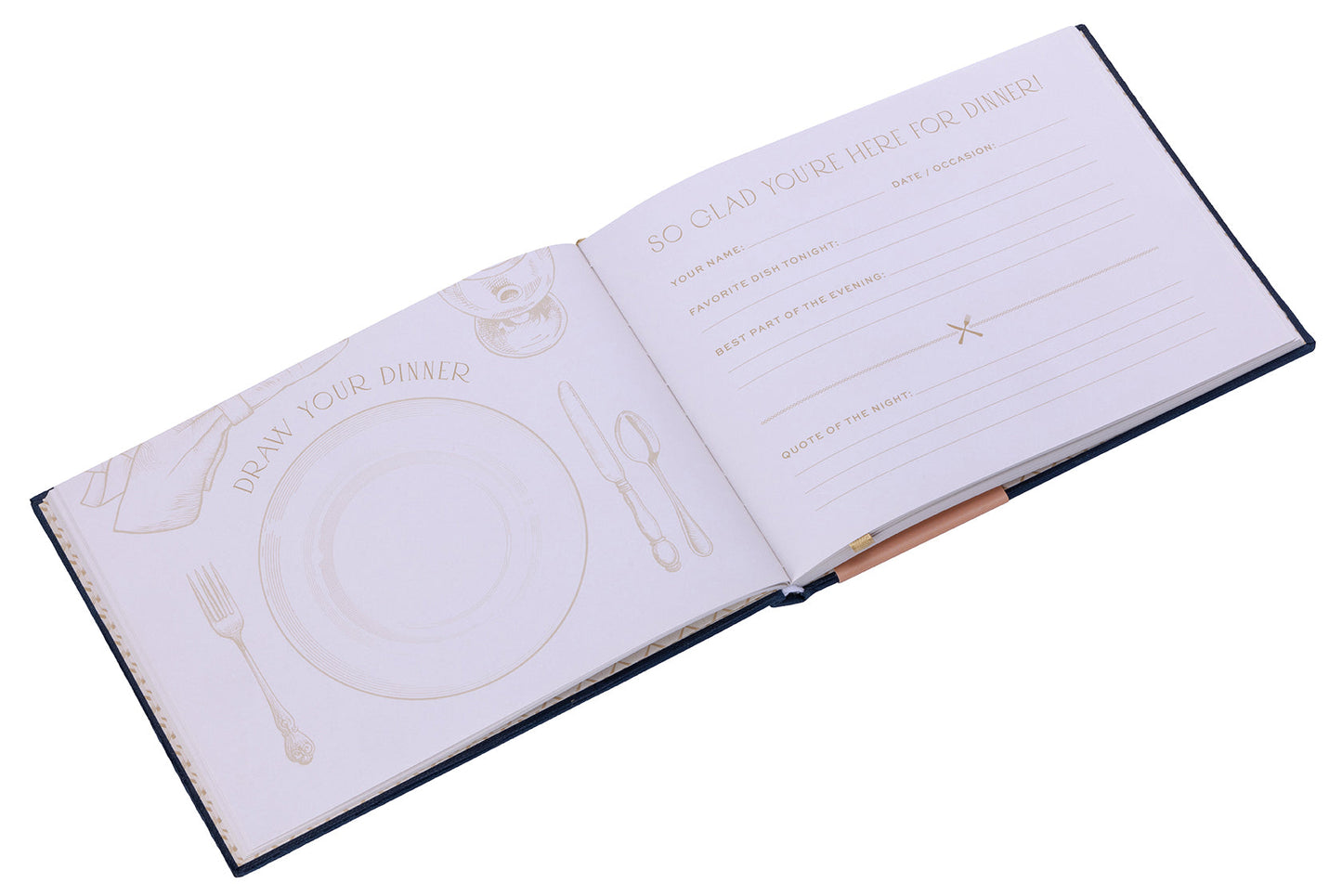 Dinner Party Guest Hardcover Book
