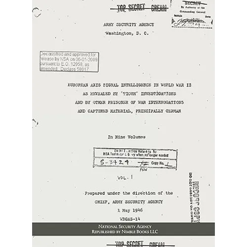 European Axis Signal Intelligence in World War II